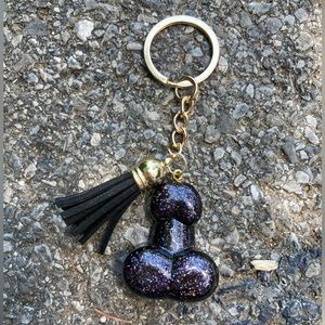 Epoxy Resin “Willy” Keychain